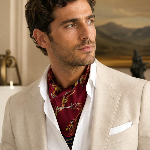 Monzoro 100 silk - silk, ascot