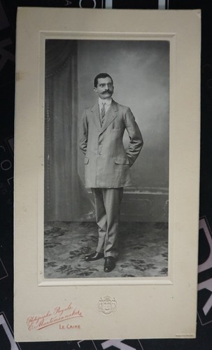 Egypt 1910 elegant gentleman - elegant,