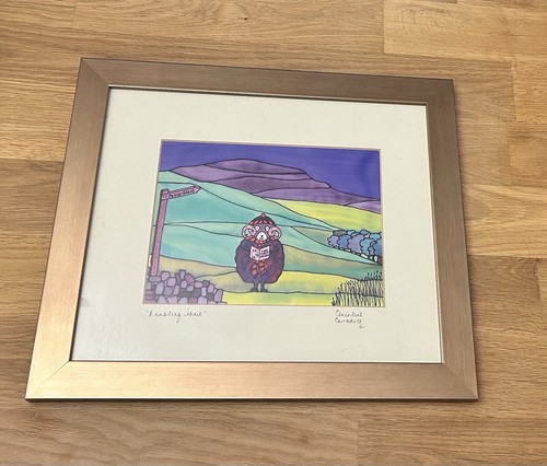 Framed print titled - , "rambling