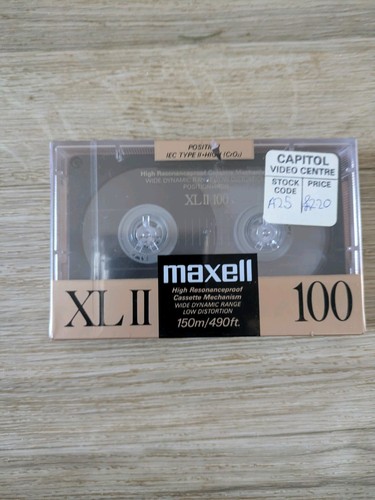 Maxell xlii 100 chrome - maxell,