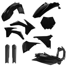 Acerbis Full Plastic Kit Black - Fits: KTM 250 XC-F 2011-2012
