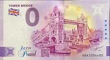 TOWER BRIDGE LONDON 2025 0 POUND TICKET VARIOUS NUMBER
