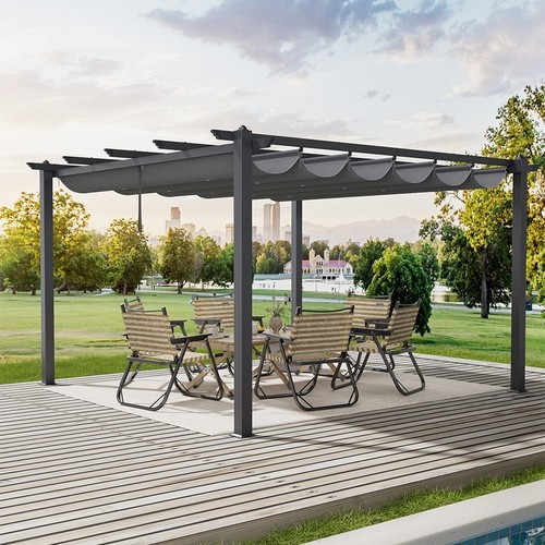 4x4m metal pergola canopy - metal,