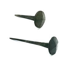  2", 3", 4" Handmade Nails Rose Head Hand Forged Blacksmith Hammered Wall Nails