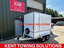 NEW Tickners GB856 8ft x 6ft x 6.5ft Braked Go Karting Trailer + Side Door Incl✅