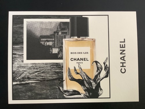 Chanel bois des iles postcard - bois,