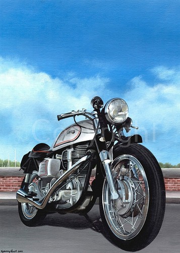 Norton manx iconic - , motorbike