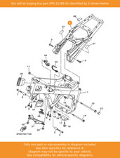 YAMAHA Rear Frame Comp