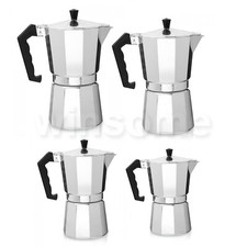 Espresso Stove Top Coffee Maker Continental Moka Percolator Pot 3/6/9/12 Cups