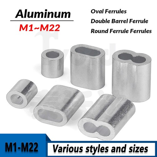 Aluminium swage crimps sleeves - aluminium,