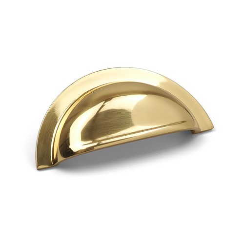 Solid brass cabinet cup - solid,