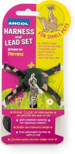 Ancol ferret harness and lead - ancol,
