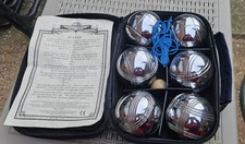 Set chrome metal boules - metal,