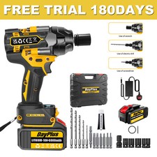 2500NM High Torque Impact Wrench 1/2" Brushless Cordless Battery Impact Gun Kit