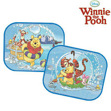 2x DISNEY WINNIE AND FRIENDS Window Car Sun Shades UV Blinds Children Kids Baby 
