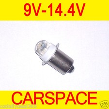 LED Torch Work Light Bulb 9V