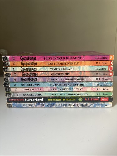 Goosebumps book bundle - book, r.l
