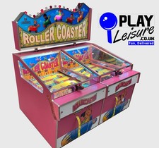 RollerCoaster 2p Coin Roll Down Arcade Machine - Ready to Use - Amusements