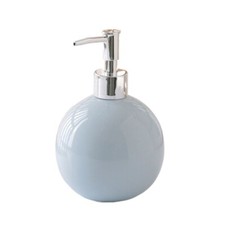 Ceramic Soap Dispenser With Silver Pump Refillable Liquid Hand Soap Leakproof UK