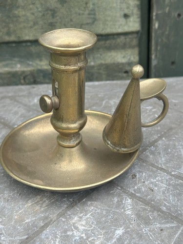 Brass chamberstick finger - chamberstick,