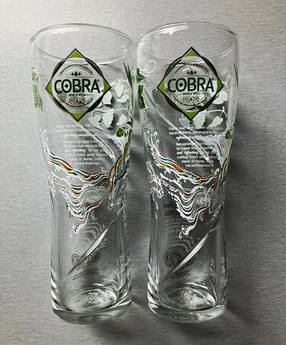 Cobra half pint beer - half,