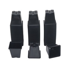 7cm Square Plant Pots Budget Economy Pot Low Price Seedling Nursery Pots