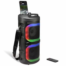 40W Bluetooth Tower Speaker RGB LED Karaoke Loud Party Portable Sound System UK
