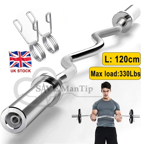 47in olympic barbell - olympic, curl