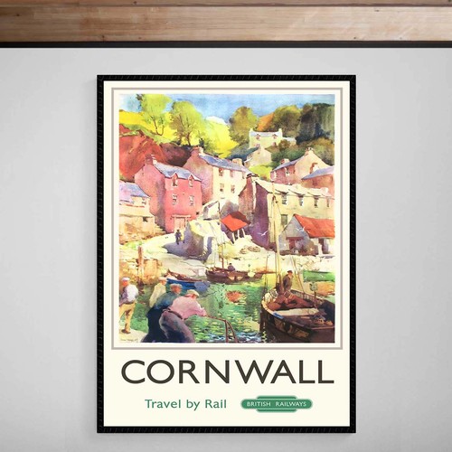 Cornwall british railway train - british,