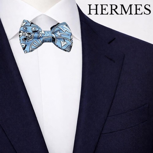 Hermes silk bow - silk, papillon