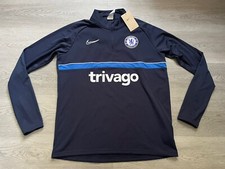 Chelsea FC Nike/Trivago Player Issue Mens Pre Match Training Top Size Large BNWT