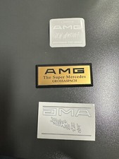 AMG Mercedes Pre Merger STYLE R107 W124 W126 W116 LIMTITED BADGE AMG LOGO RARE