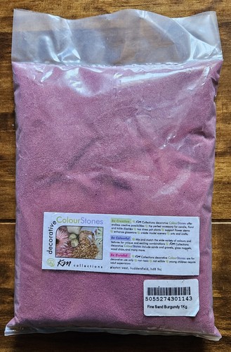 Decorative sand burgundy red - sand,