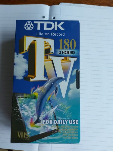 Vhs tdk 180 - 2, x