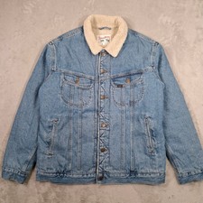 Lee Jacket Mens XL Blue Sherpa