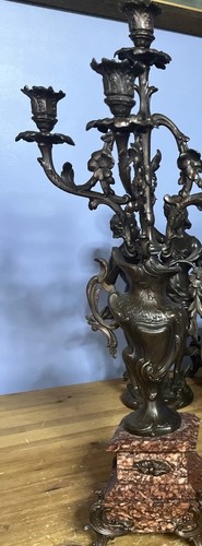 Pair french candelabras - pair, of