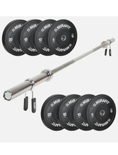 Weight Plates And Barbell Set