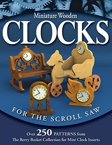 Miniature wooden clocks - wooden,