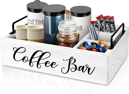 Coffee station organizer - station,