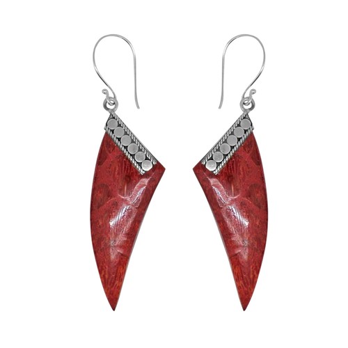 Handcrafted red sponge coral - sponge,