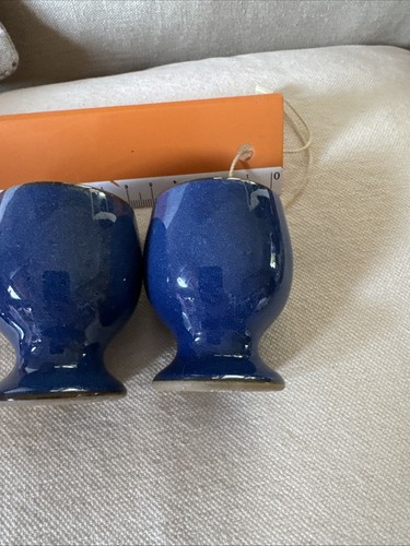 Denby imperial blue egg cups - imperial,