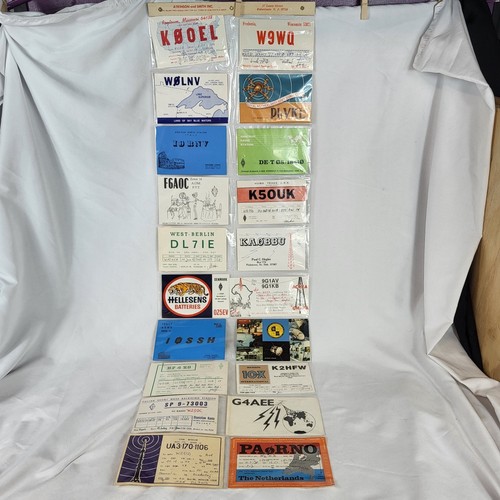 Vtg ham radio - ham, cards