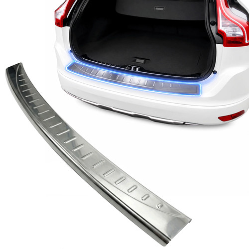 Chrome rear bumper protector - rear,