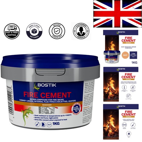 1kg buff fire cement ready - fire, –
