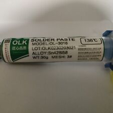 Low-Temperature Flux Soldering Led Sn63Pb37 138℃ SMD Repair Welding paste 30g me