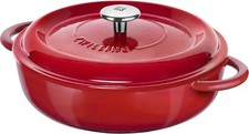 Zwilling 26cm Casserole Dish Cast Iron  Multipurpose Shallow Cooking -All Hobbs