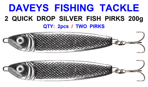 Quick drop silver fish - silver, pirks