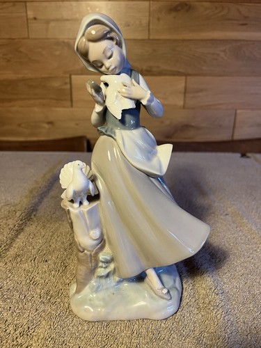 Lladro girl with - girl,