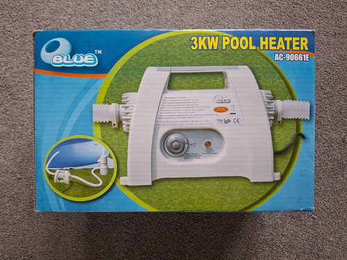 Blue 3kw pool heater - o',