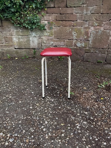 Vintage red vinyl stacking - vintage,